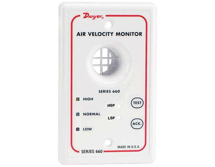 Dwyer Instruments Model 660 Air Velocity Monitor