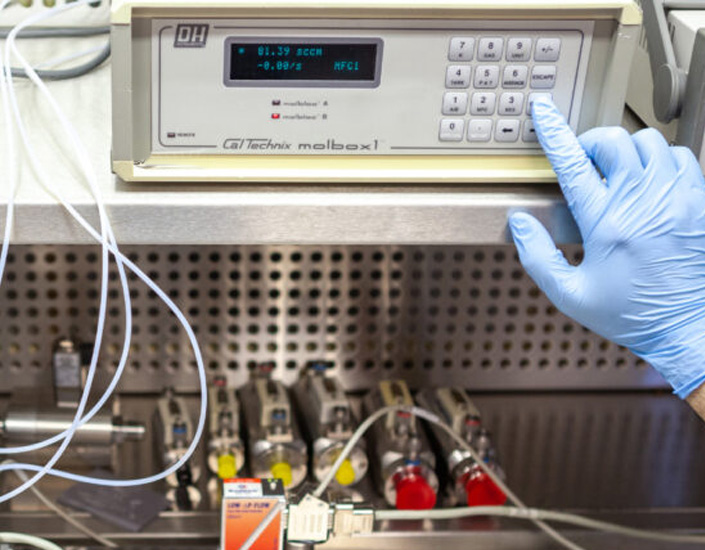 Gas flow calibration