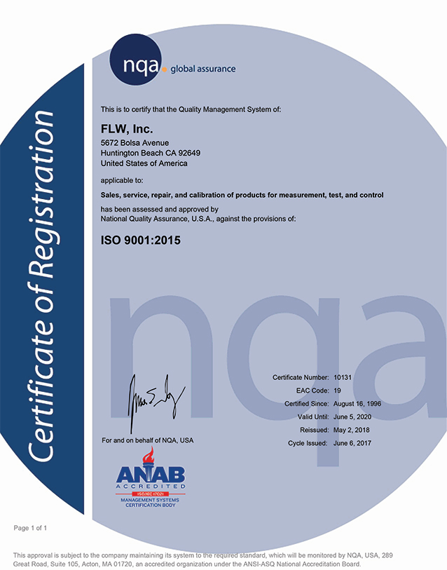 ISO 9000 Certificate